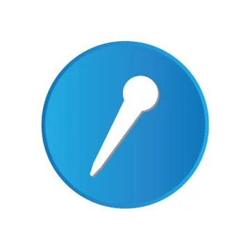 Colorful square buttons for website or app - microphone イラスト素材