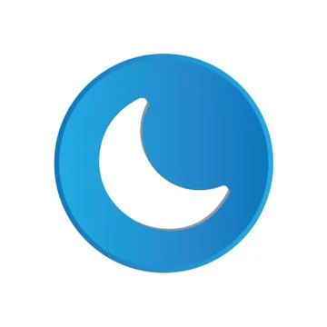 Colorful square buttons for website or app - moon イラスト素材