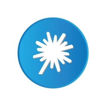Colorful square buttons for website or app - explosion Ilustração Stock
