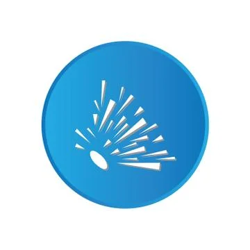 Colorful square buttons for website or app - explosion イラスト素材
