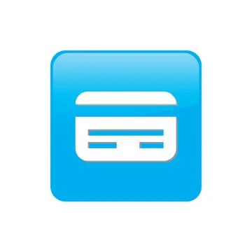 Colorful square buttons for website or app - id card Stock Illustration