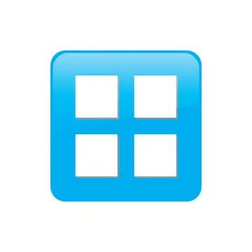 Colorful square buttons for website or app - image grid Ilustração Stock
