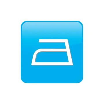 Colorful square buttons for website or app - iron Stock Illustration