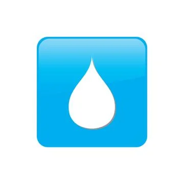 Colorful square buttons for website or app - raindrop Stock Illustration