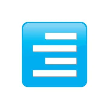 Colorful square buttons for website or app - right align イラスト素材