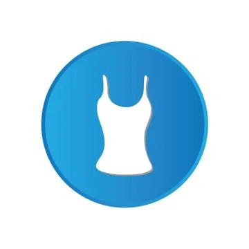 Colorful square buttons for website or app - vest top Stock Illustration