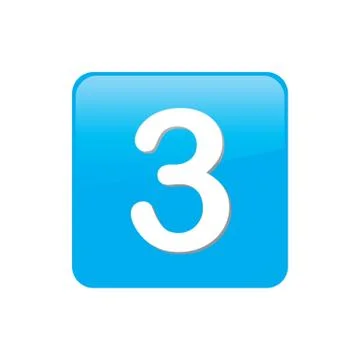 Colorful square buttons for website or app - 3 库存插图