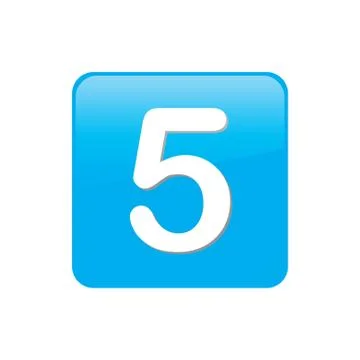Colorful square buttons for website or app - 5 Stock Illustration