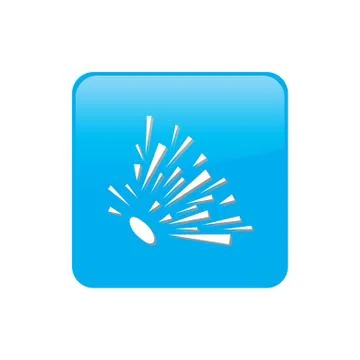 Colorful square buttons for website or app - explosion Stock Illustration
