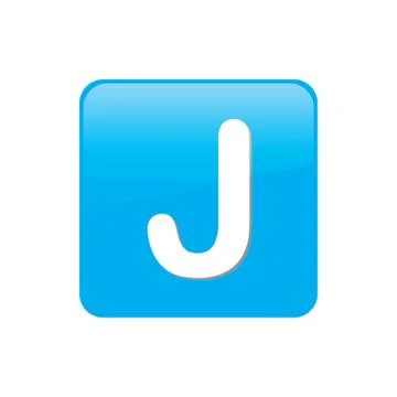 Colorful square buttons for website or app - j 스톡 일러스트