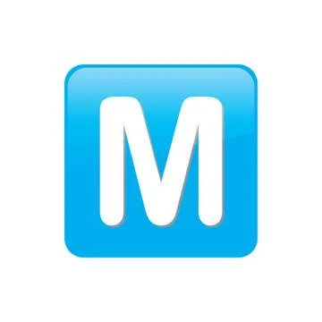 Colorful square buttons for website or app - m Stock Illustration