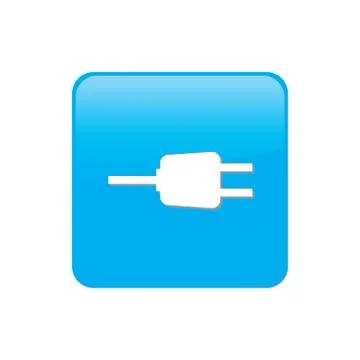Colorful square buttons for website or app - plug イラスト素材