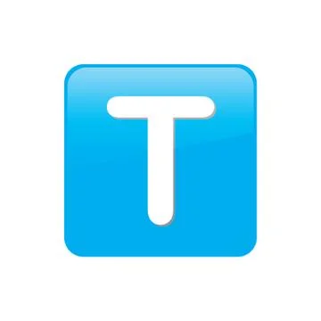 Colorful square buttons for website or app - t Stock Illustration