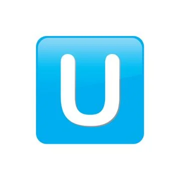 Colorful square buttons for website or app - u イラスト素材