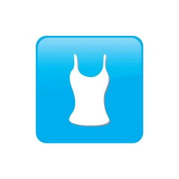 Colorful square buttons for website or app - vest top イラスト素材