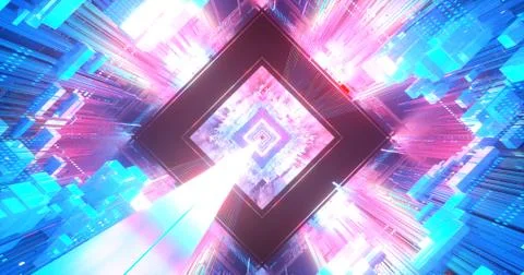 Colorful square Stock Illustration