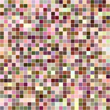 Colorful square mosaic vector background design Stock Illustration