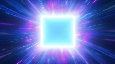 Colorful Square Particle Movement Background Animation Stock Footage 310732157