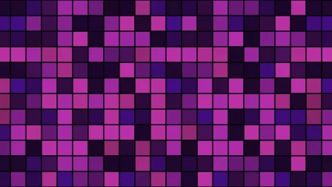 Colorful square patterns create bright background design Stock Footage 338227030