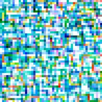 Colorful square pixels abstract pattern background. 스톡 일러스트