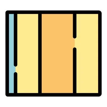 Colorful square representing data analysis and information processing Stock Illustration