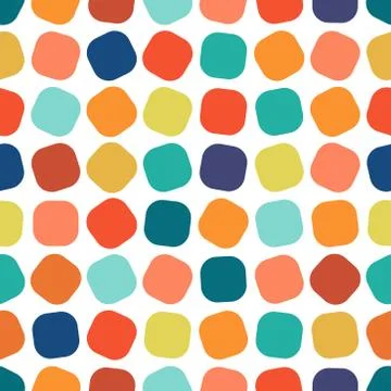 Colorful square seamless geometric pattern. イラスト素材