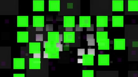 Colorful Square Shapes Looping Abstract Background Design Stock Footage 283491711