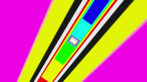 Colorful Square Tunnel. Seamless loop Stock Footage 56697118