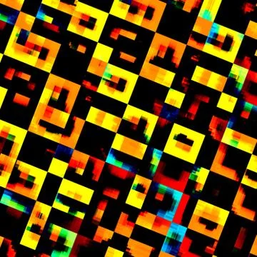 Colorful squared background design. Fun creative image. Wall pattern. Wallpaper. 스톡 일러스트