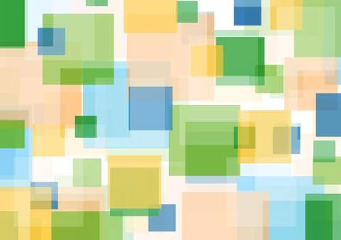 Colorful squares abstract geometric pattern イラスト素材