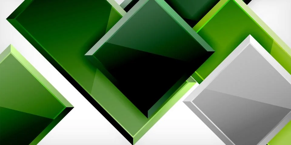 Colorful squares and rectangles. Vector Illustration For Wallpaper, Banner Illustrazione stock