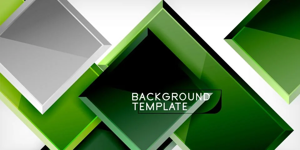 Colorful squares and rectangles. Vector Illustration For Wallpaper, Banner Illustrazione stock