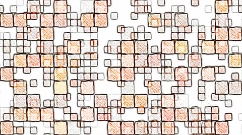 Colorful Squares Background Animation - Loop Orange 스톡 동영상 63392113