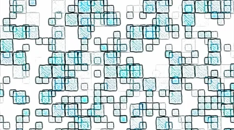 Colorful Squares Background Animation - Loop Blue Stock Footage 63393268