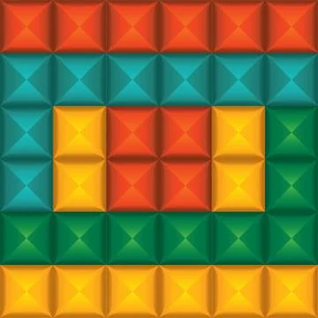 Colorful squares background Stock Illustration