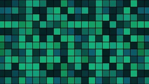 Colorful squares create a modern abstract pattern on a Stock Footage 338168574