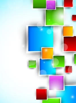 Colorful squares Stock Illustration