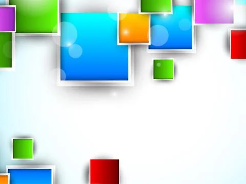 Colorful squares Stock Illustration