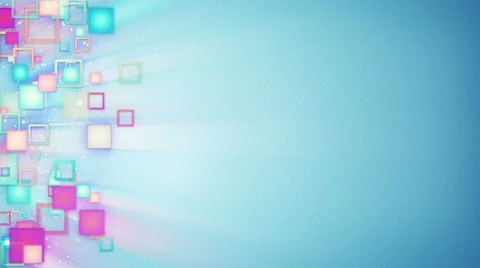 Colorful squars located on side loop background Stock Footage 45188010