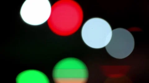 Colorful Stage Lights with Dynamic Motion Blur Vídeos de archivo 340482916