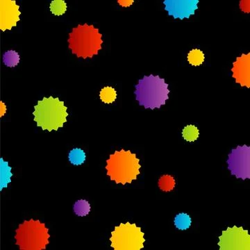 Colorful star background Stock Illustration