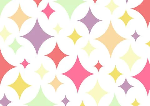 Colorful star background Stock Illustration