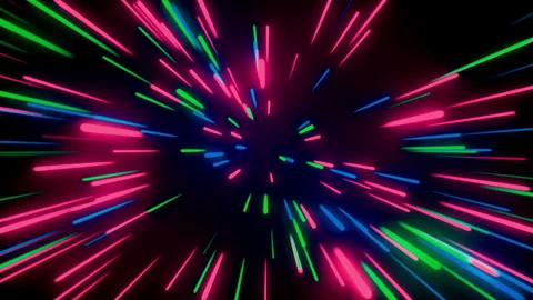 Colorful on star explosion light animation on 4K background. Vídeos de archivo 245286087