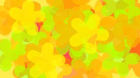 Colorful star flower shape gradient pattern background. イラスト素材
