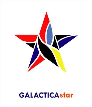 Colorful star Stock Illustration