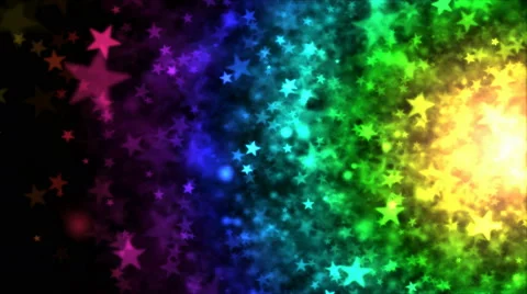 Colorful Star Particle Background - Loop Stock Footage 40710404