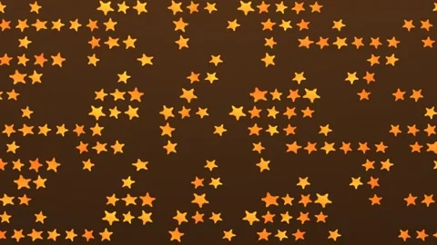 Colorful star pattern on a brown background for creative Stock Footage 338178968