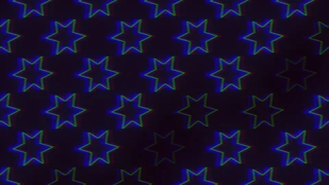 Colorful star pattern vibrant and harmonious design 스톡 동영상 274183543