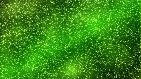 Colorful Stardust Particles Animation - Loop Green Stock Footage 75338689