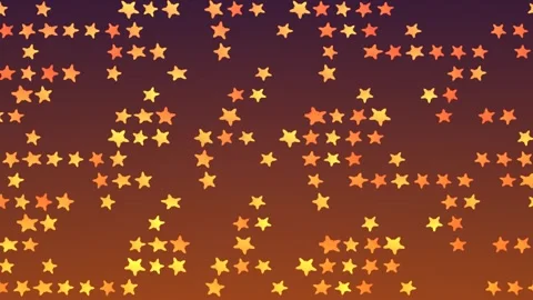 Colorful stars form a pattern in a night sky background 库存影片 338226207